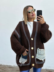 Cardigan jeans