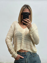 Cardigan in filo