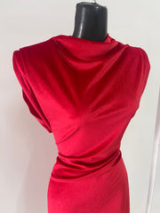 Abito red velluto