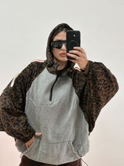 Maxifelpone in Denim