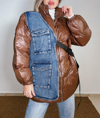 Bomber in denim