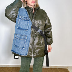 Bomber in denim