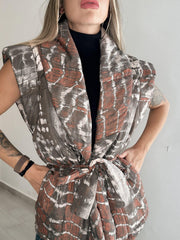 Bomber Smanicato Military | Taglia unica